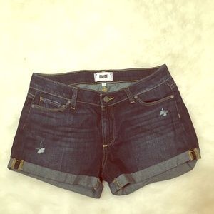 Paige denim shorts size 28